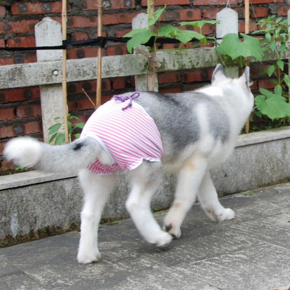 Walmeck Dog Physiological Pants Pet Underwear Diaper Sanitary Pet Shorts Pants Dog Menstrual Underwear 