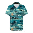 thumbnail image 6 of vigerkar Hawaiian Shirts for Women Tropical Shirt Summer Beach Button Down Short Sleeve Blouses Floral Top Aloha Luau Outfits 2026 (Mint Green, 3XL), 6 of 7