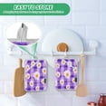 thumbnail image 6 of 2Pack Heat-Resistant Quilted Cotton Potholders - Stylish Kitchen Grips for Hot Pots & Pans Ovens Happy Daisies on Purple, 6 of 7