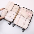 thumbnail image 4 of Juego de bolsas de almacenamiento de viaje extragrandes y gruesas, conjunto de 8 piezas para equipaje, ropa interior, zapatos y bolsillos, 4 of 4