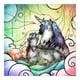 thumbnail image 1 of Kit de pintura de diamante unicornio de dibujos animados taladro redondo completo DIY manualidades mosaico imágenes FLhrweasw Nuevo, 1 of 9
