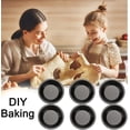 thumbnail image 5 of Individual Pie Dishes Round Mini Tart Tins Non-Stick Coating Quiche Baking Moulds, 5 of 5