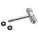 thumbnail image 1 of IDEANATEGRATE 2Ud Boquilla Inflador Para Neumáticos Compatible Con Autos Bicicletas Y Motocicletas Plateado, 1 of 7