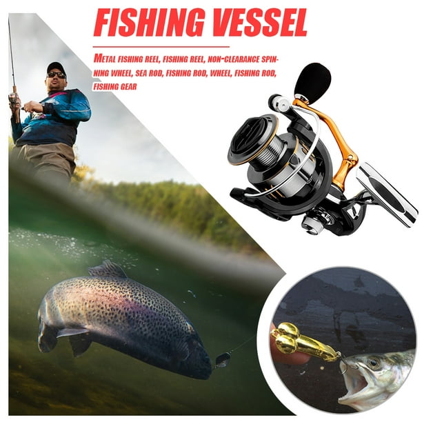 HonHaione Metal Spool 5.2 1 Spinning Fishing Reel Lure Fishing Accessories  (GW3000) 
