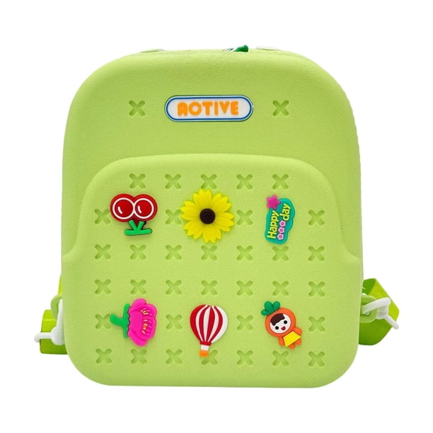Mochila multifunción portátil y bonita para viajes, deportes al aire libre, con agujero en la playa verde claro