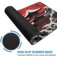 thumbnail image 7 of Black and Red Japanese Landscapes Gaming Mouse Mat, Wave Rectangle Large Non-Slip Rubber Gaming Mouse Pad with Stitched Edges, Office Mouse Pad for Women Men Kids, 31.5x11.8in, 7 of 7
