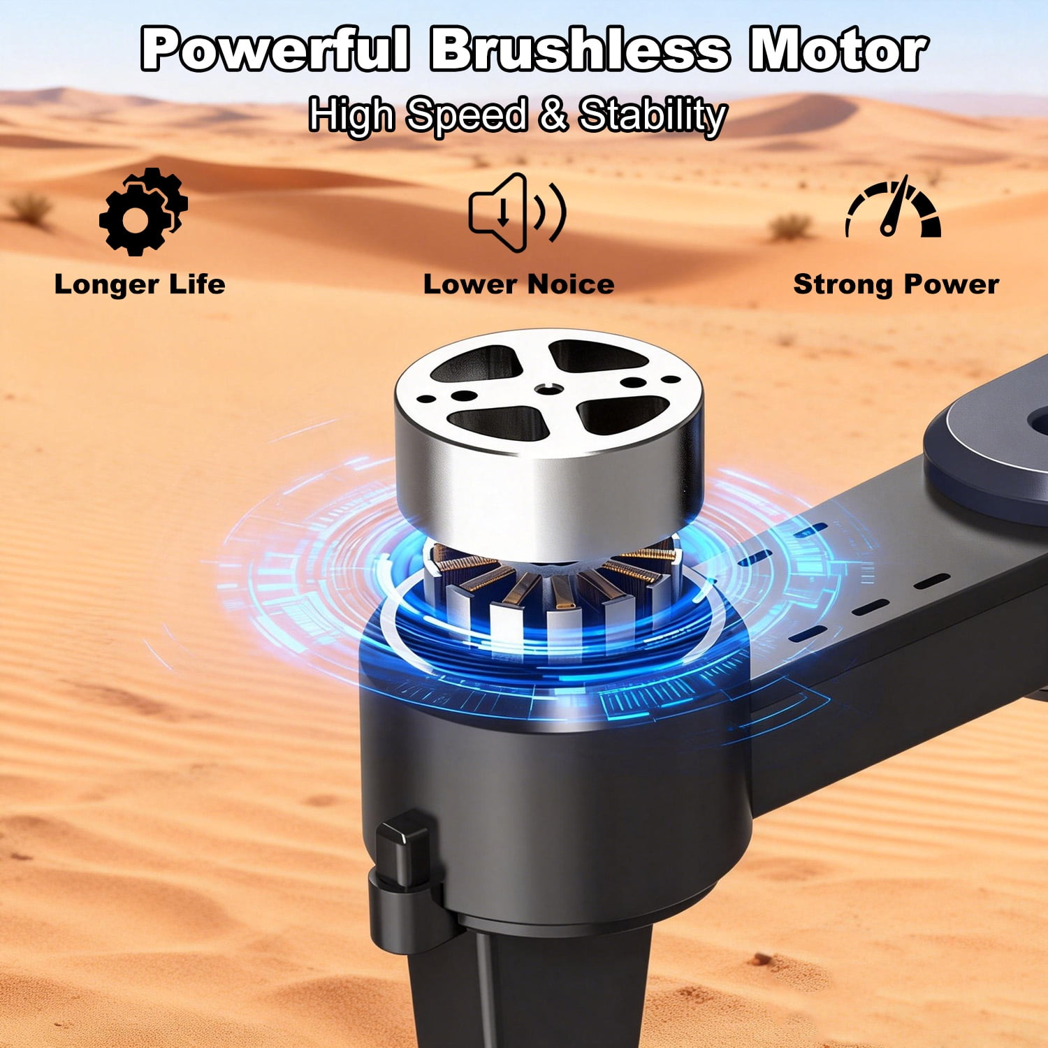Drone with 1080P Camera Screen Remote Control, RGB LED Light FPV Drone Quadcopter for Adults Beginners, Headless Mode Altitude Hold Optical Flow, 2 Batteries