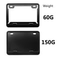 thumbnail image 6 of 2 Holes License Plate Bracket Motorcycle License Plate Frame License Plate Bracket Rustproof for Front Rear, 6 of 8