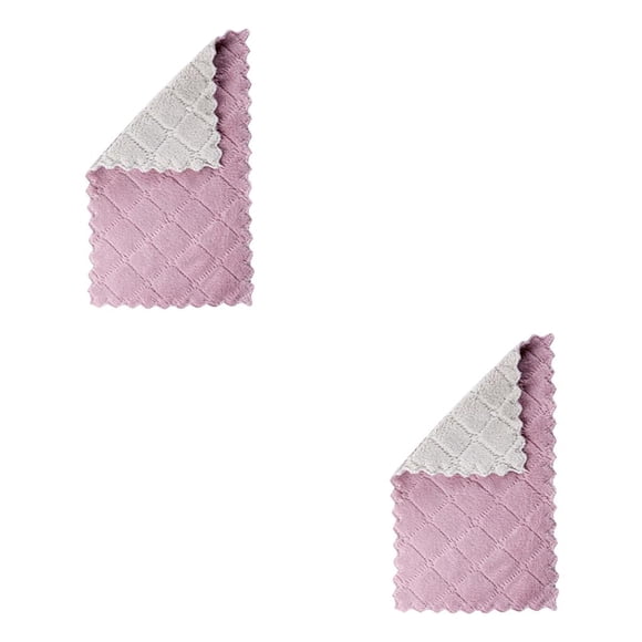 Toystoory Doble Colores Coral Polar Limpieza Pa?o Lavar Toalla Alfombra Limpiar Type3 NO3 Toystoory CBP373064