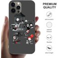 thumbnail image 5 of Phone Case TPU Soft Transparent Horror Dress up House Funny Halloween Anti-Scratch Fashion Cool Shockproof Protective Character 3 Compatible with iPhone 7 Plus/8 Plus 5.5 Inch, 5 of 5