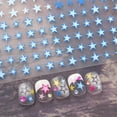 thumbnail image 4 of Tnobhg Hot Stamping Star Nail Art Stickers Ultra-thin Irregular Star Decals DIY Manicure Gel Polish Decals Adhesive Nail Decorations Nail Supplies, 4 of 8