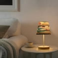 thumbnail image 4 of Table Lamp Small 5.9x10.8 Inches Table Lamps Night Light Tools & Home Improvement Bedroom Lamp Guest Room Lamp Study Lamp Office Lamp Cartoon Rabbit in Blue, 4 of 7