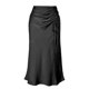 thumbnail image 3 of Falda Casual Falda casual Falda drapeada cruzada Faldas largas para mujer Fiesta de verano (Negro XL) Cgtredaw para Mujer Negro T M, 3 of 8