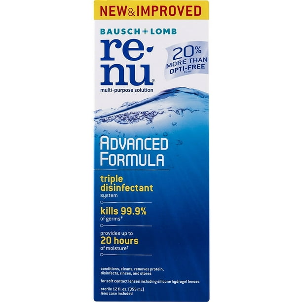 Bausch & Lomb ReNu Advanced Triple Disinfect Formula MultiPurpose Eye
