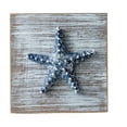thumbnail image 3 of Coastal Hanging Ornaments, Mediterranean Handmade Wooden Starfish Shell Wall Art, Beach Nautical Wall Accent Decor, Seaside Wall Plaques for Homestay Hallway, Bedroom, Seaside Themed Interior, 3 of 8