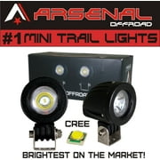 #1 Mini Trail Lights 2018 Design by Arsenal Offroad 20W CREE LED Spot Motorcycle