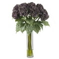 thumbnail image 1 of Arrangement Floral en Soie Hortensia, 1 of 1