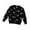 Black, variant on Toddler Baby Girls Knit Sweater Star Printing Long Sleeve Coat Boys Cardigan Warm Outfits School Uniforms for Girls Cover Up