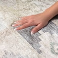 thumbnail image 3 of Addison Rugs Dream Shag Premium Machine Washable Transitional Aztec Gray Runner Rug, 2'3" x 7'6", 3 of 8