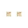 thumbnail image 3 of 14K Solid Gold Push Back Stud Earrings for Women | 0.2 cttw Round Cut Natural Morganite | Yellow Gold, 3 of 5