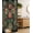 Dark Pink Green Khaki, variant on Christmas Stall Shower Curtain, Traditional Xmas Berries Toyon and Globes Ornate on Plain Backdrop, Fabric Bathroom Decor Set with Hooks, 36" W x 72" L, Beige Green and Vermilion