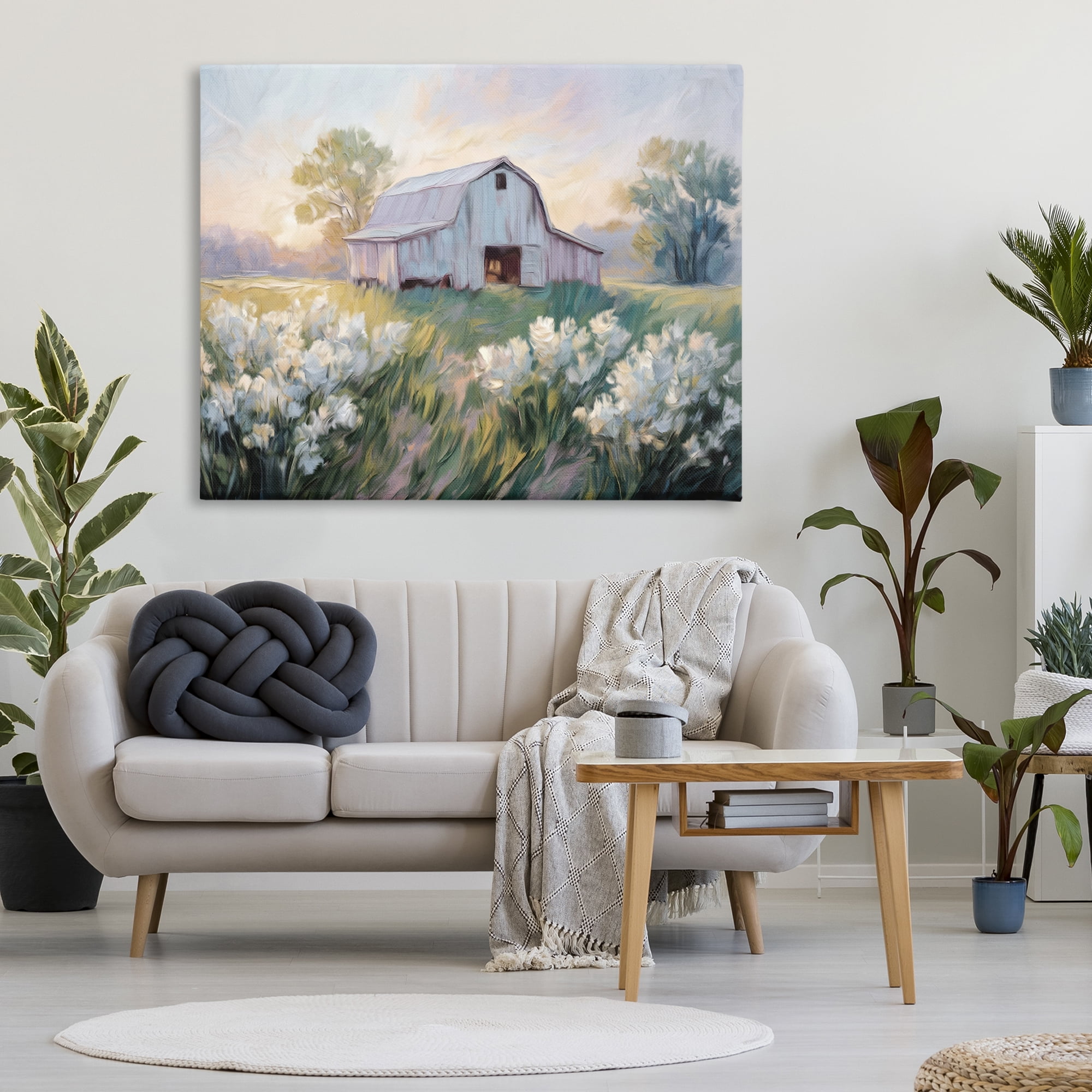 Stupell Industries Secluded Barn Landscape Canvas Wall Art, design by Kim Allen