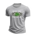 thumbnail image 2 of Men's St. Patrick's Day Shamrock Graphic T-Shirt Short Sleeve Crew Neck Top, 2 of 4