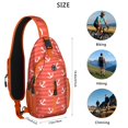 thumbnail image 4 of Crossbody Sling Backpack for Women Men Zest Anchors Shoulder Sling Crossbody Casual Chest Bag for Travel Sports Running Hiking, 4 of 4
