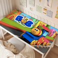 thumbnail image 2 of Bob the Train-themed extra-large Non-Slip Base leather Desk Table mat—versatile for computer desks, dining tables, and more.16"x32"(40X80cm）, 2 of 6