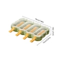thumbnail image 3 of Konghyp Ice Cream Maker, Food Grade Plastic, Soft Ice Cream Mold, Easy Demolding, Homemade Ice Cream Container, Stackable Refrigerator Storage, 3 of 6