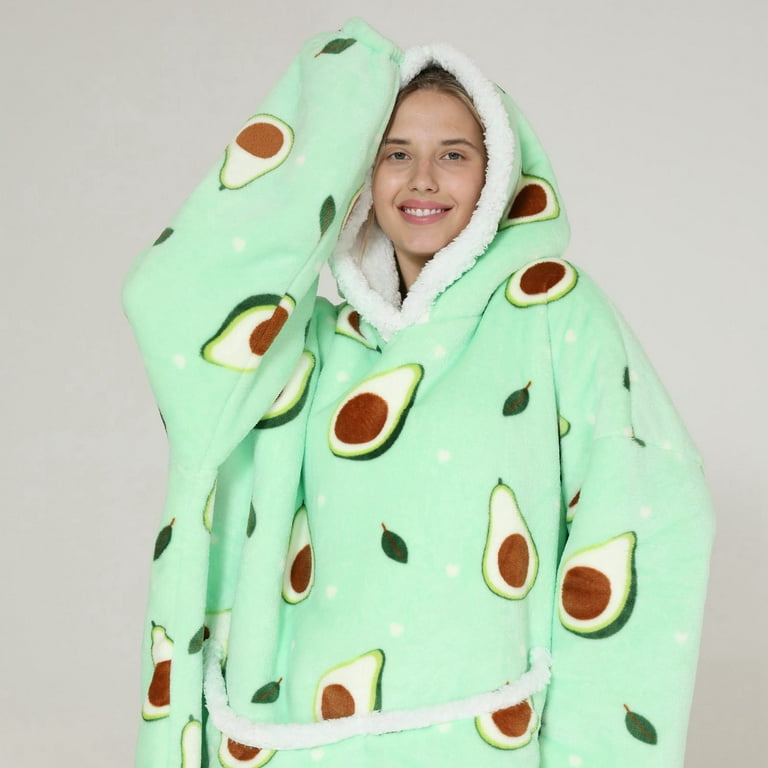 Avocado hoodie blanket sale