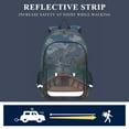 thumbnail image 5 of FORMRS Unisex School Backpack 17" Student Travel Bag with Laptop Compartment, Lake, 5 of 7