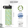 thumbnail image 4 of Sikiie Easter with eggs and flowers Print 18OZ Insulated Straw Cup, Portable Leak-proof Sports Water Bottle, Stainless Steel Water Cup Suitable for Home and Outdoor, 4 of 8