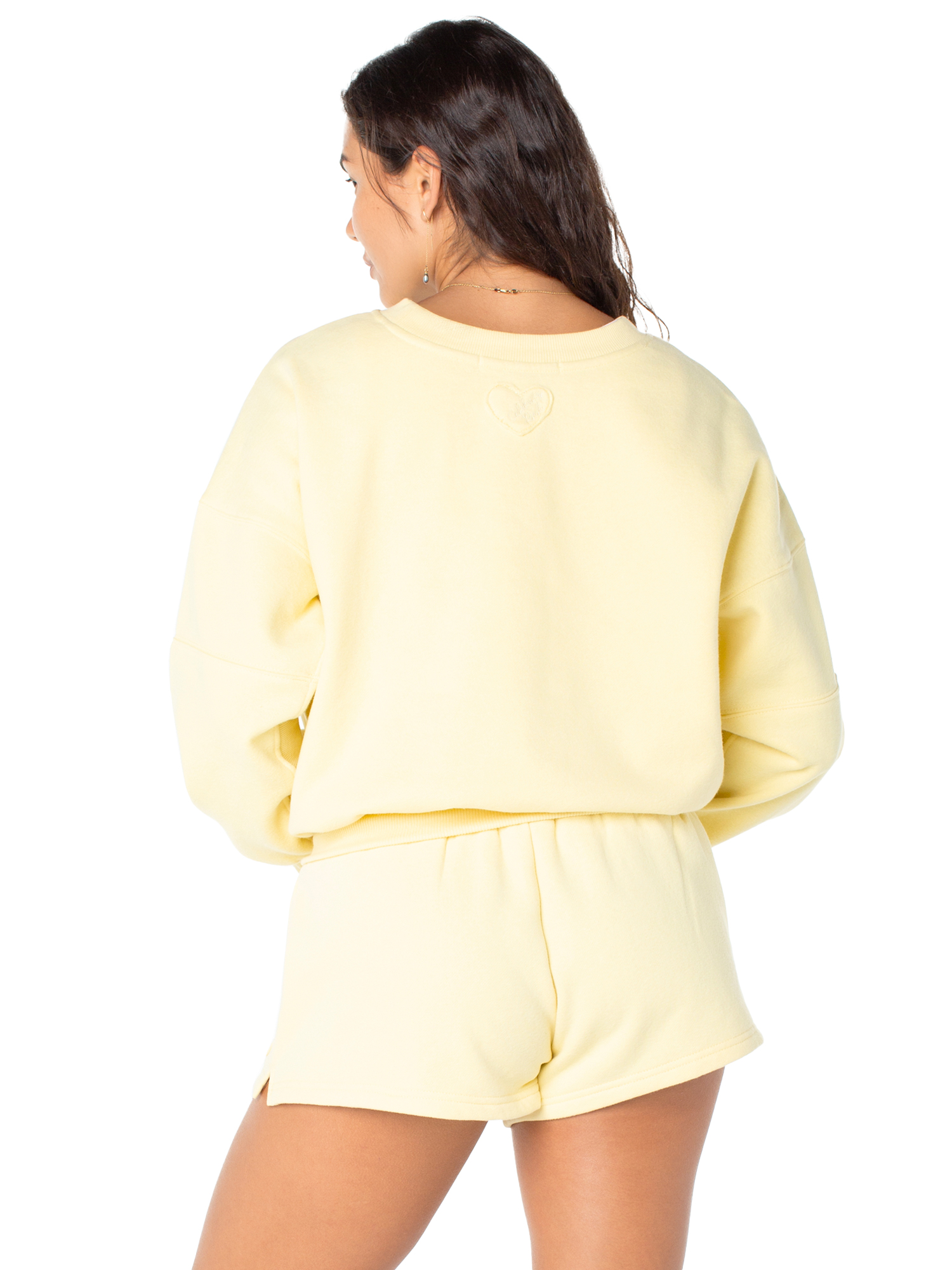 Celebrity Pink Women's and Women's Plus Oversized Boyfriend Sweatshirt, Sizes XS-4X