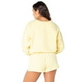 thumbnail image 5 of Celebrity Pink Women's and Women's Plus Oversized Boyfriend Sweatshirt, Sizes XS-4X, 5 of 6