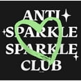 thumbnail image 2 of Girl's Rainbow High Anti Sparkle, Sparkle Club  Graphic Tee Black Medium, 2 of 4