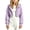 Purple, variant on ShomPort Zip Up Hoodies for Girl Cropped Sweatshirts Fall Trendy Outfits Fleece Kids Little Girls Clothes 5-15 Years