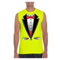 thumbnail image 1 of Mens Tuxedo Prom Costume Ultra Cotton Sleeveless T-Shirt, 1 of 5