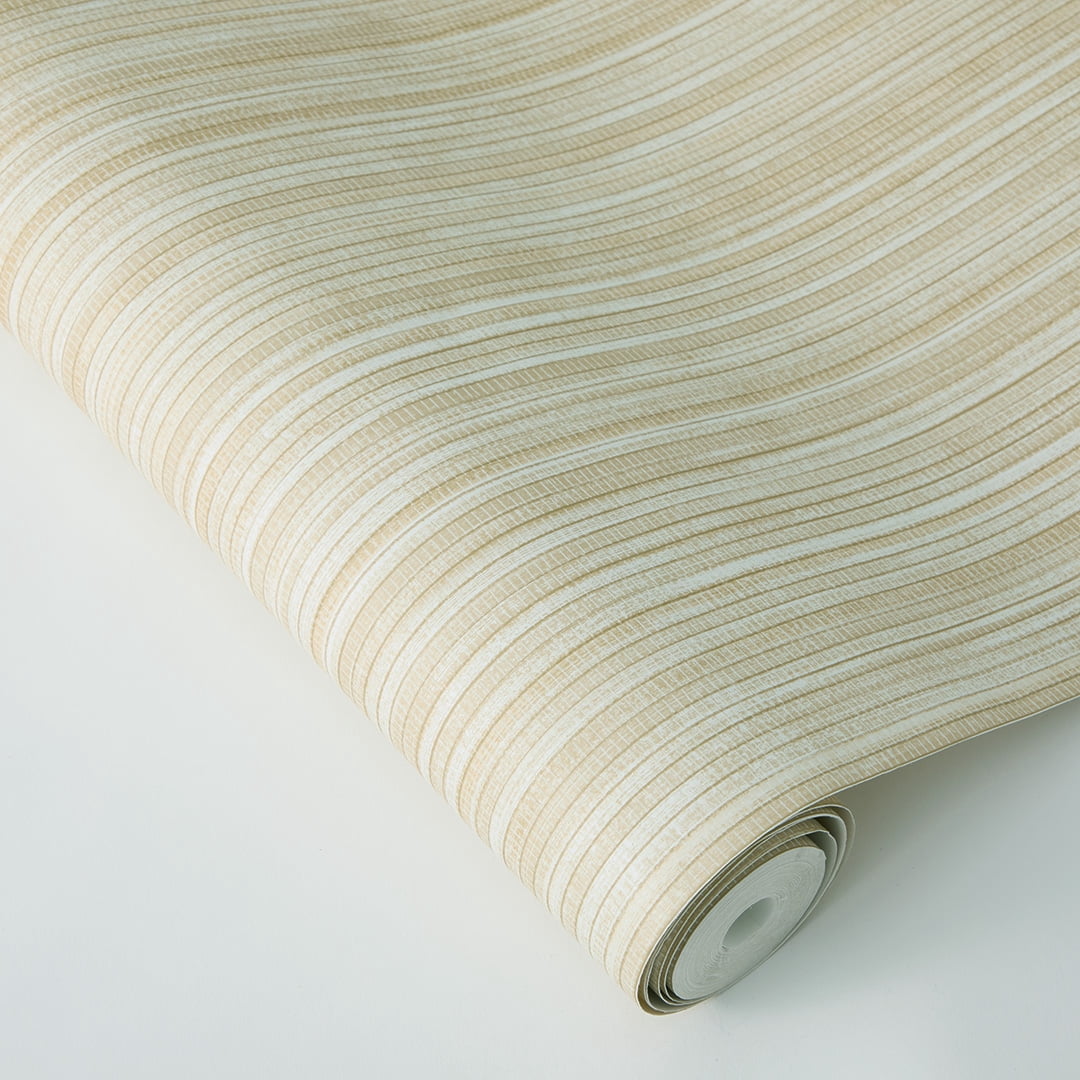 Tempaper Textured Faux Grasscloth Sand Peel and Stick Wallpaper, 20.5" x 16.5'