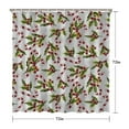 thumbnail image 5 of White Christmas Candy Cane Pattern Shower Curtain 72"x72" ,Bathroom Decorative Shower Curtains Set with 12 Hooks,Modern Waterproof Washable Shower Curtain, 5 of 6