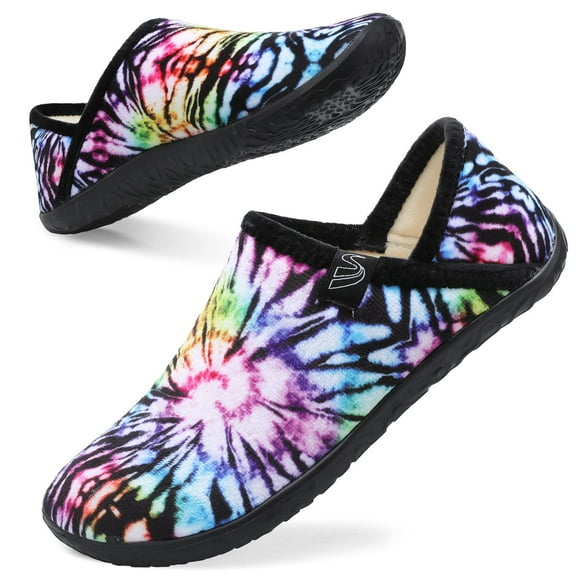 Zapatillas House Spesoul Fuzzy para mujeres y hombres con forro de piel sintética