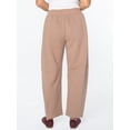 thumbnail image 4 of Celebrity Pink Women's and Women's Plus Fleece Barrel Sweatpant, Sizes XS-4X, 4 of 6