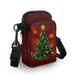 thumbnail image 3 of HELLHERO Crossbody Bag Christmas Tree Pattern 2 Layers Shoulder Bags for Women, 3 of 7