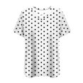 thumbnail image 6 of Plus Size Tops Sevevn Women's Fashion Summer Printed Plus Size Short Sleeve V-Neck Blouses Women's T-Shirts, 6 of 6