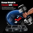 thumbnail image 6 of Costway 5-in-1 25Lbs Weight Adjustable Dumbbell W/Anti-Slip Fast Adjust Turning Handle, 6 of 10