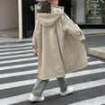 thumbnail image 6 of ATOGUTA Girl's Trench Coat Zipper Classic Jacket Spring Fall Outwear Dress Coats With Pockets Size 5T-14 Khaki, 6 of 6