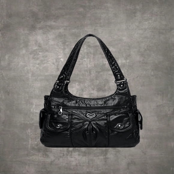 LNGOOR ROMWE Grunge Punk Casual Women‘s Shoulder Bag/Totes Large Capacity Handbag For Commuting