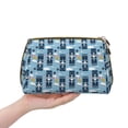thumbnail image 5 of Bingfone Airplanes and Aviation Signs Print Leather Makeup Bag, Portable Hand-held Zipper Female Cosmetic Bag Toiletry Bag, Suitable for Home and Travel, 5 of 6