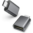 thumbnail image 1 of Adaptador USB C a USB Paquete de 2 Adaptador USB C Macho a USB3 Hembra, Adaptador USB C Compatible con MacBook Pro/Air 2021 iMac iPad Mini 6/Pro, 1 of 5