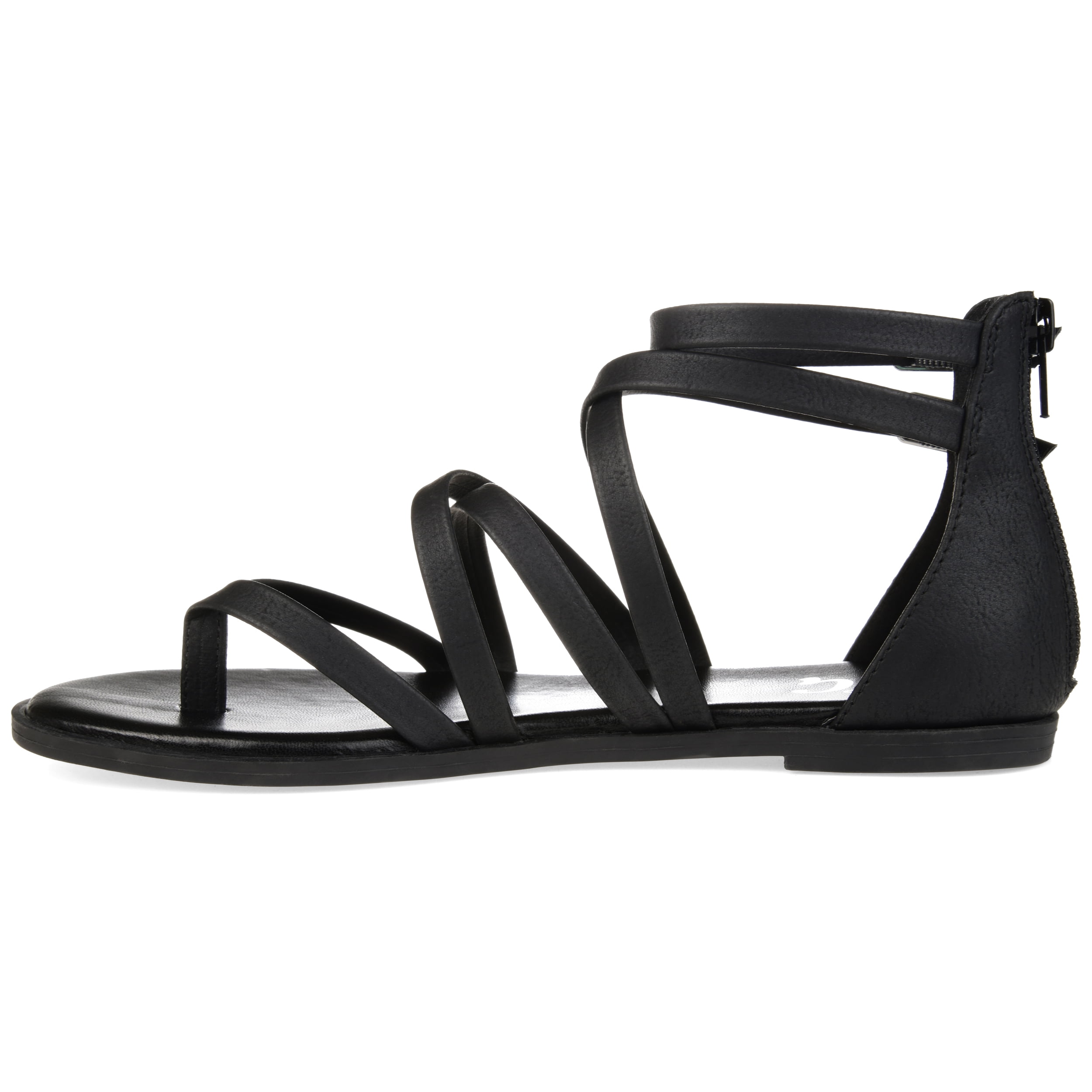 Journee Womens Zailie Gladiator Flat Sandals, Widths Available